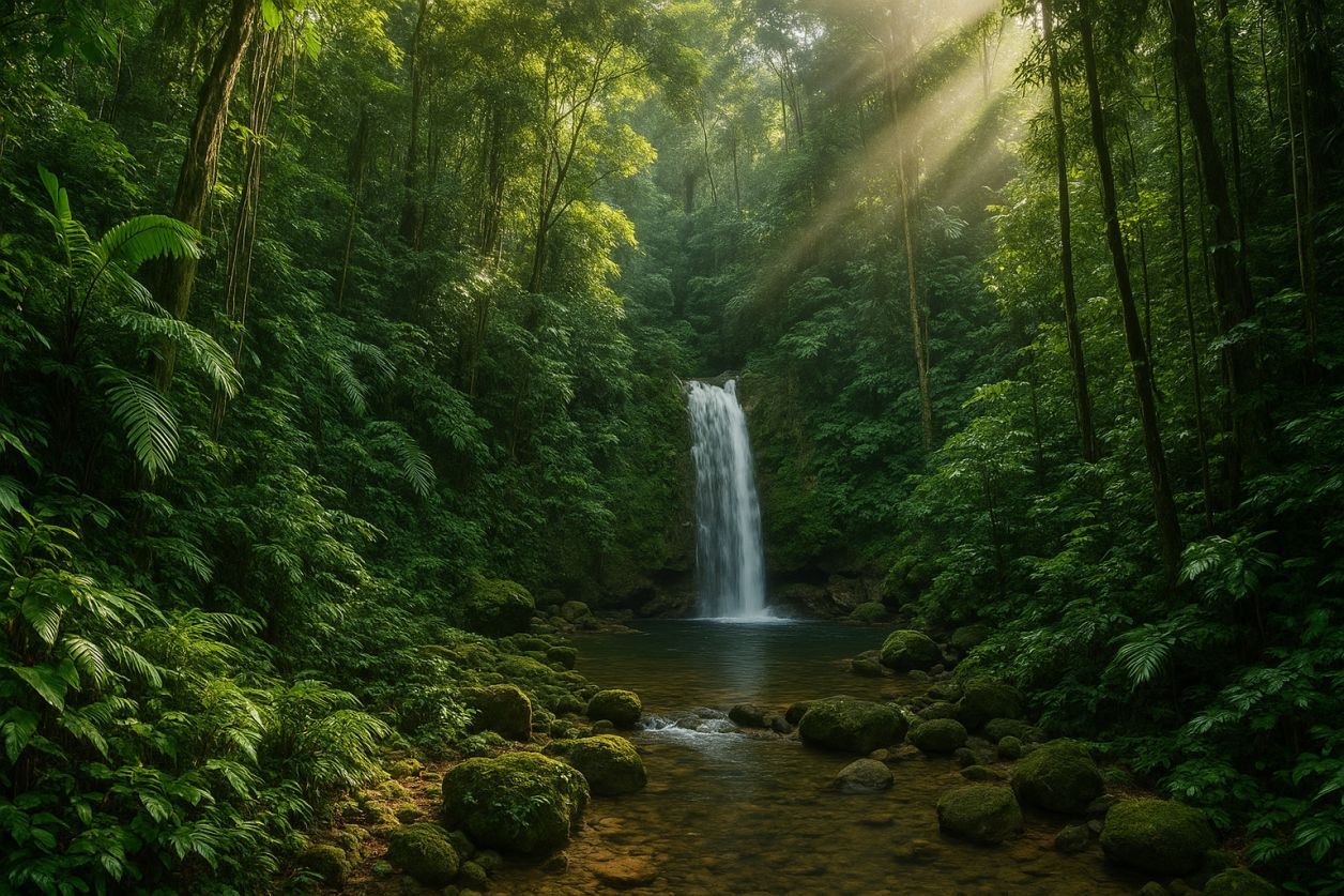 Paradis naturel caché en république dominicaine