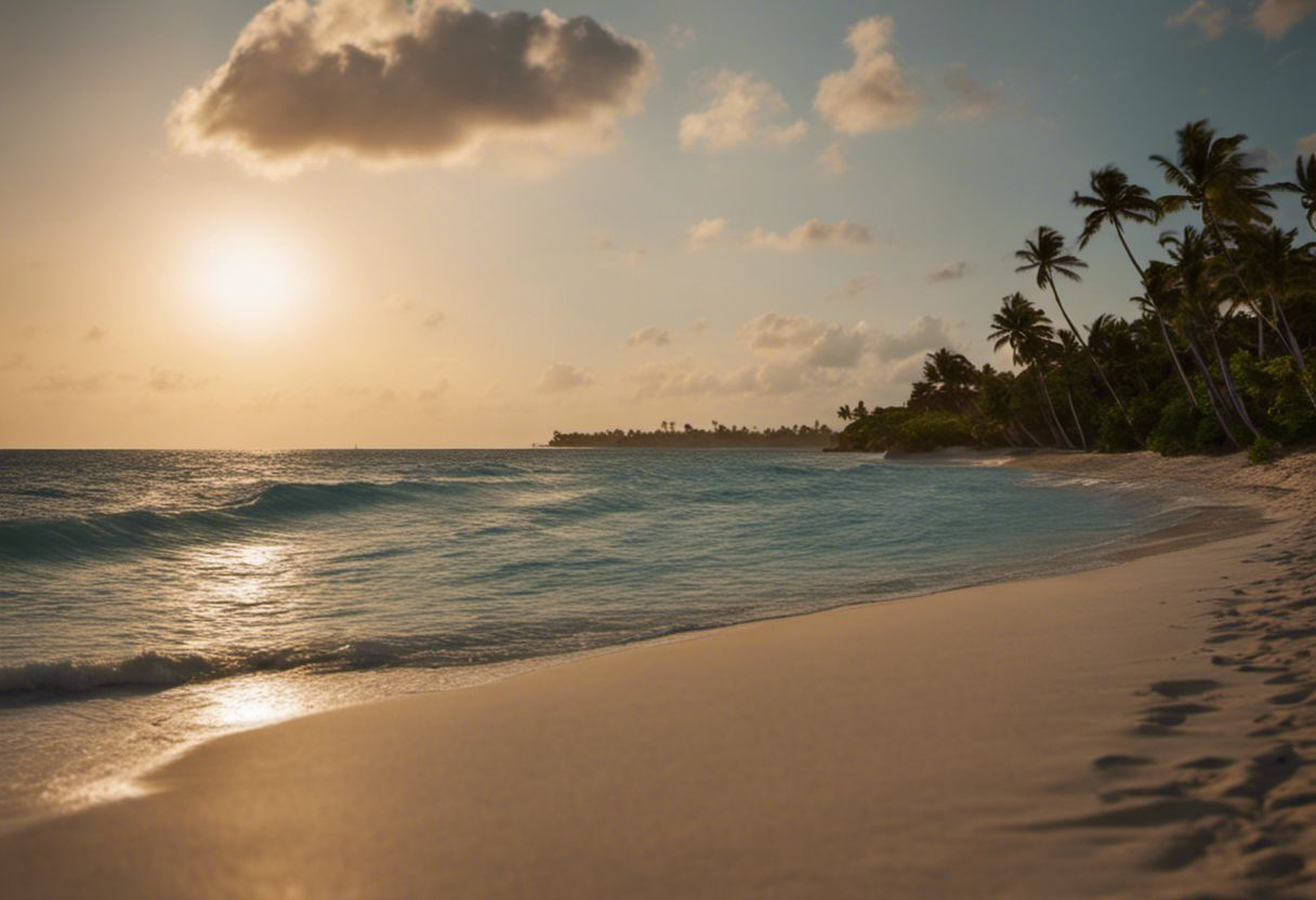 Photo professionnelle d'une plage hautement détaillée en République dominicaine